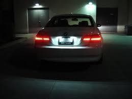 BMW E81 E86 E87 E63 E64 F12 F20 F21 Mini R55 R60 skyltbelysning Svart