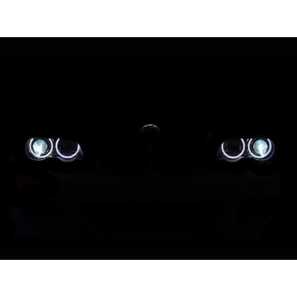 Angeleyes Led lampor BMW E90 E91 m original Xenon Silvergrå