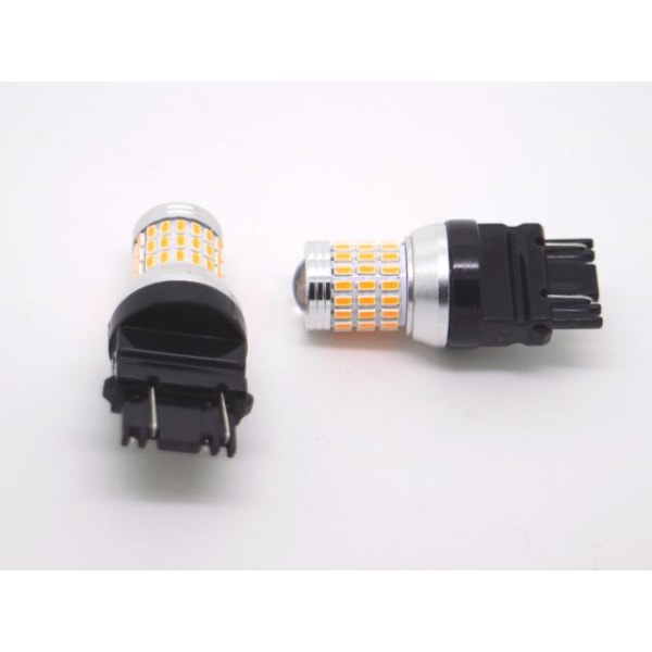 3157 gul blinkers led lampor 12v py27/7w p27/7w amber Silvergrå