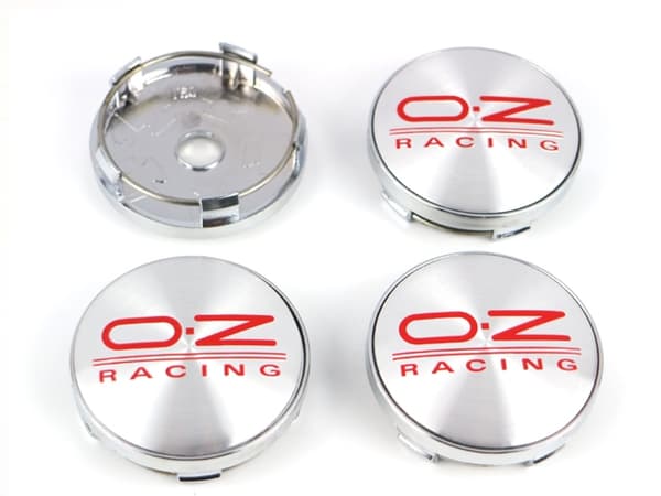 OZ Racing centrumkåpor till fälgar, 60 mm, röd, 4-pack