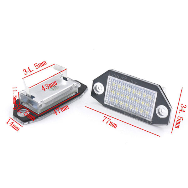 Ford Mondeo mk3 2000 - 2007  4/5-dörrar Led skyltbelysning