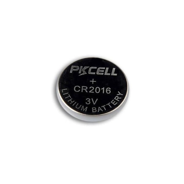 CR2016 150-pack Lithium batterier CR 2016 3V PKCell batteri Metall utseende