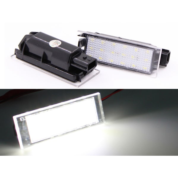 Renault Clio Megane Laguna Twingo Velsatis  Led skyltbelysning