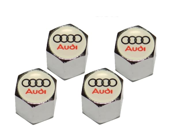 Ventilhattar till Audi 4-pack, styling, fint set. Krom