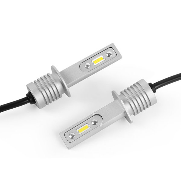 H1 PRO 1500 lumen dimljus led lampor  2-pack 12v led Silvergrå