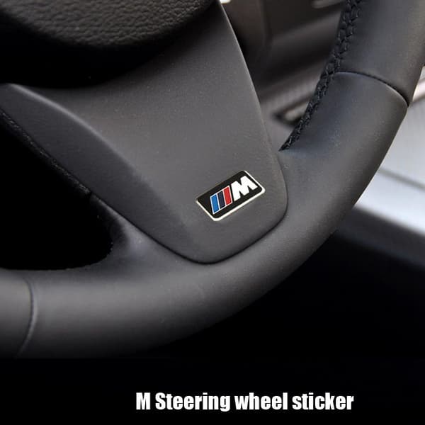 Bmw M 7x16mm märken små emblem styling M3 M5 M6 styling 5-pack