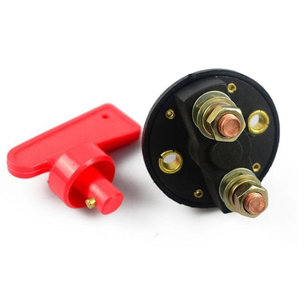 Huvudströmbrytare Heavy duty 400A 12v 24v huvudbrytare Svart