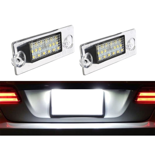 Audi A4 S4 B5 A3 8L  Led skyltbelysning 6000k