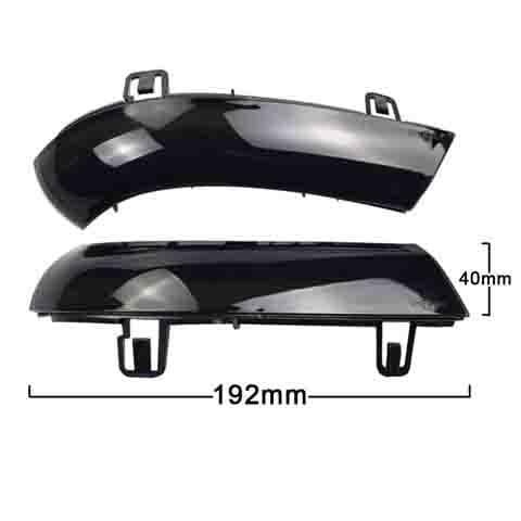 LED dynamisk blinkers sidospegel VW Golf Sharan Touran Passat Skoda Svart