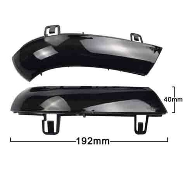 Led dynamisk blinkers VW Golf Sharan Touran Passat Skoda Svart