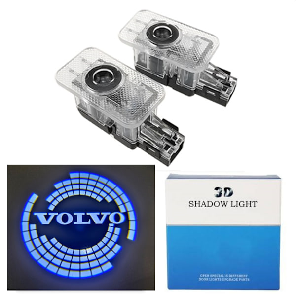 Volvo Led Laserlogga för dörr V40 S60 V60 V70n XC60 XC70 XC90 S80 S90