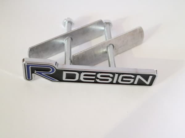 Emblem R-Design grillmärke 1-pack till Volvo .,