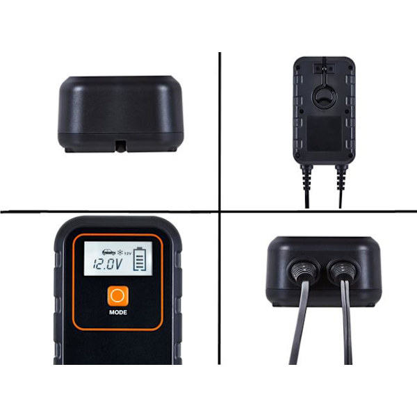Osram smart Batteriladdare 6v 12v max 4 Amp + underhållsläge multifärg