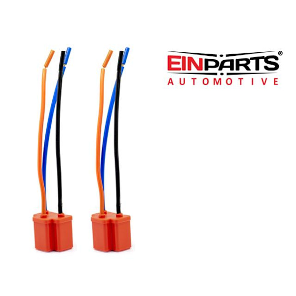 EINPARTS H4  led / halogen hon keramik kontakter socklar 2-pack multifärg