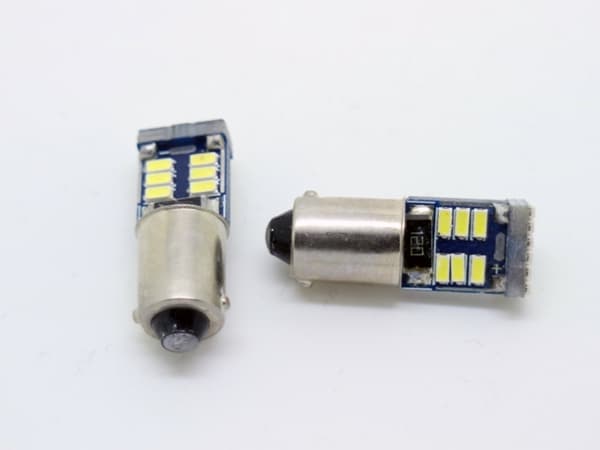 BA9S Canbus 6000k Led 200 lumen 2-pack T4W xenonlook 12v Vit