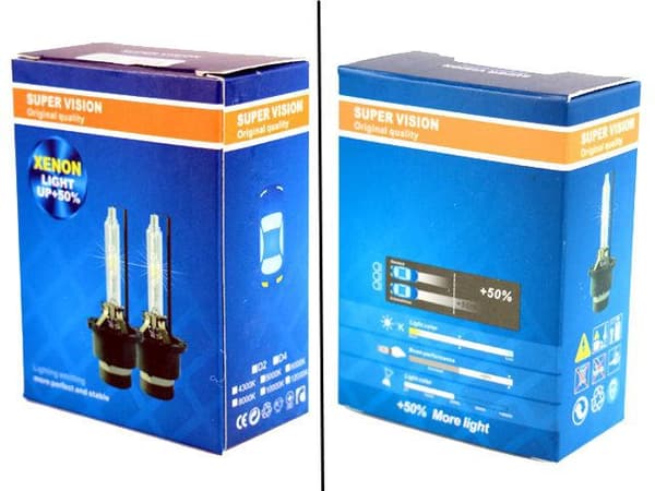 Xenonlampor +50% D2R 35W 4300K Super Vision 4300k 2-pack