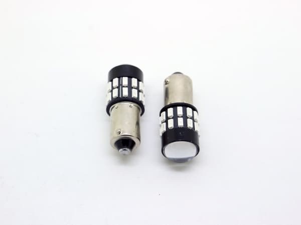 ba9s canbus röd led 2-pack t4w 150 lumen 12v - 24v Silvergrå