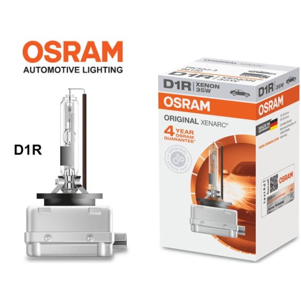 Osram D1R 35W 4300k XENARC Original PK32d-3 xenon lampa 1-pack Metall utseende