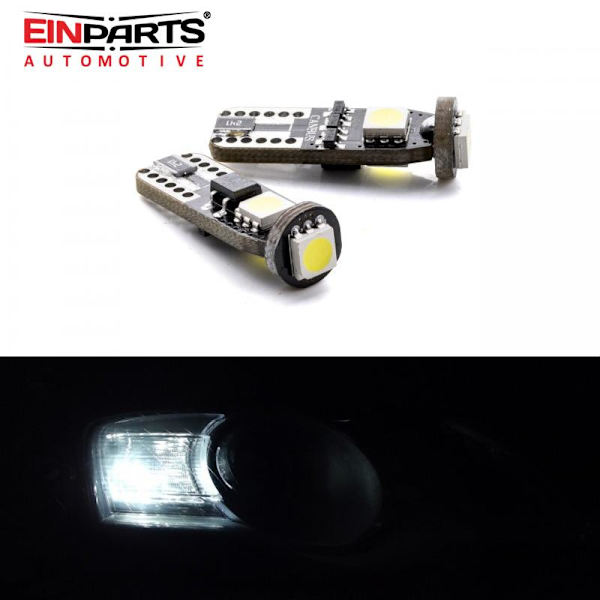 EINPARTS T10 W5W Canbus LED, 60 lumen, Xenonlook, 6000K. grå