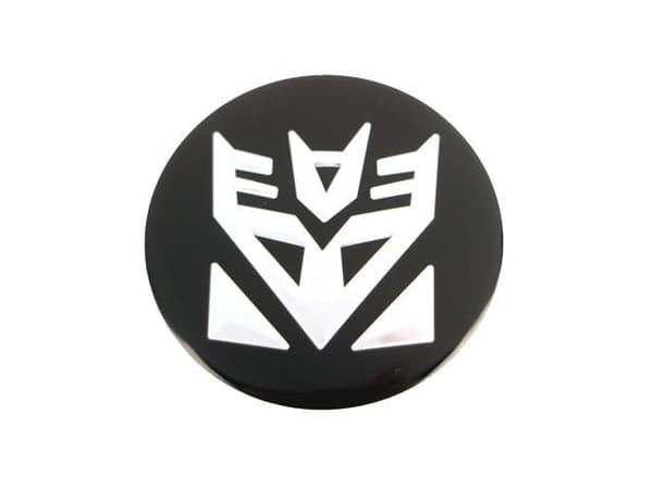 Transformers emblem till centrumkåpor, hjulnavsskydd, fälg, 4-pack, styling.