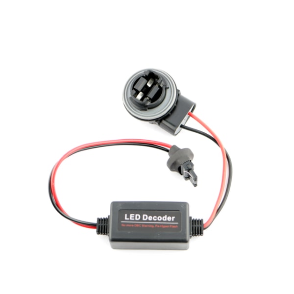 T25 p27w py27w 3156 motstånd för ledlampor canbus decoder Svart