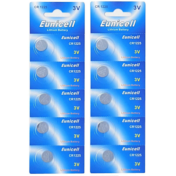 CR1225 10-pack Lithium batterier 3V