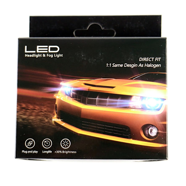 V2 Led kit 3000 lumen 30w H27 880 881 886 889 894 896 898 6000k  2-pack Vit
