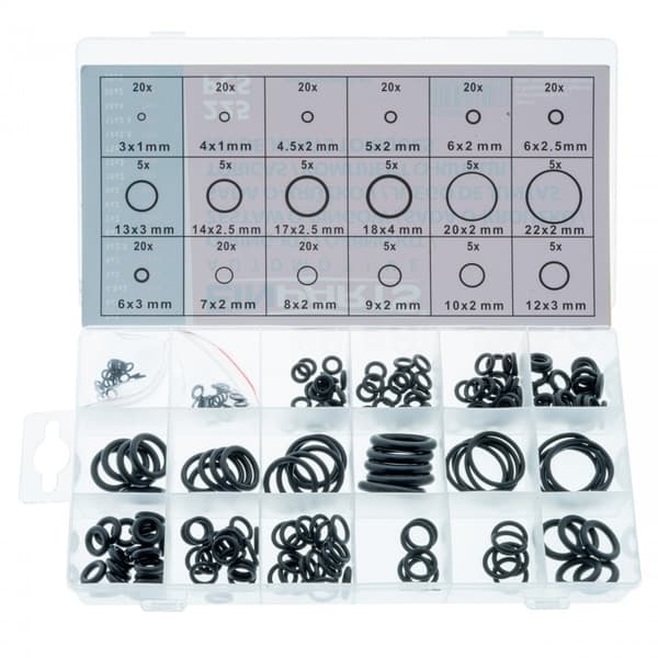 O-rings sortiment 225st O - Ringar . Svart