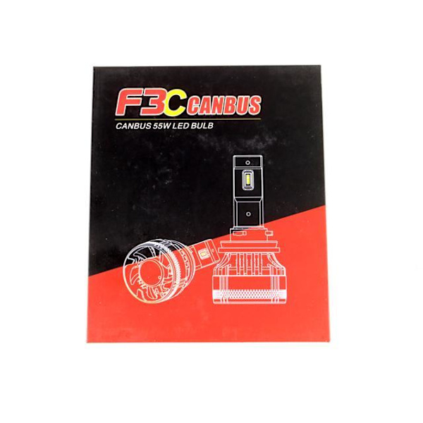HB4 led kit F3C 9006 5000 lumen 55w 6000k  2-pack