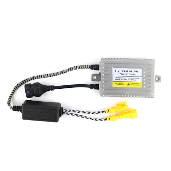 Xenon ballast 70w AC slim Speed start HID drivdon Fast Bright Metall utseende