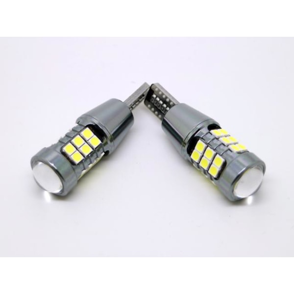 T15 W16W 921 912 906 backljus Led 800 lumen 27x chip 6000K 2st