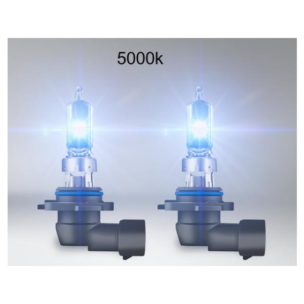 Osram Hb3 +100% COOL BLUE 5000k halogen lampor DC  P20d 9005 Metall utseende