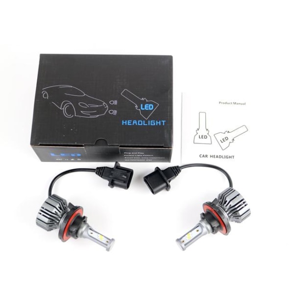 H13 Led halvljus + helljus 7000 lum 35w CSP chip 6000k W50 kit