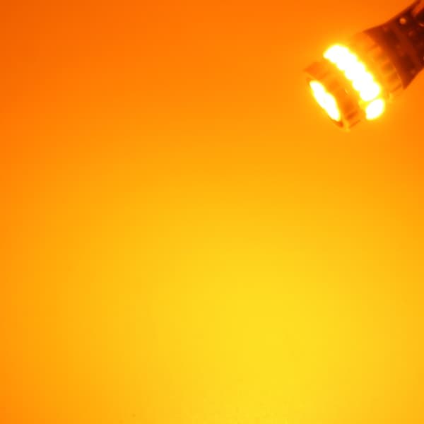 T10 w5w Canbus Orange 2-pack LED-lampor med 24st 3014smd chip Orange