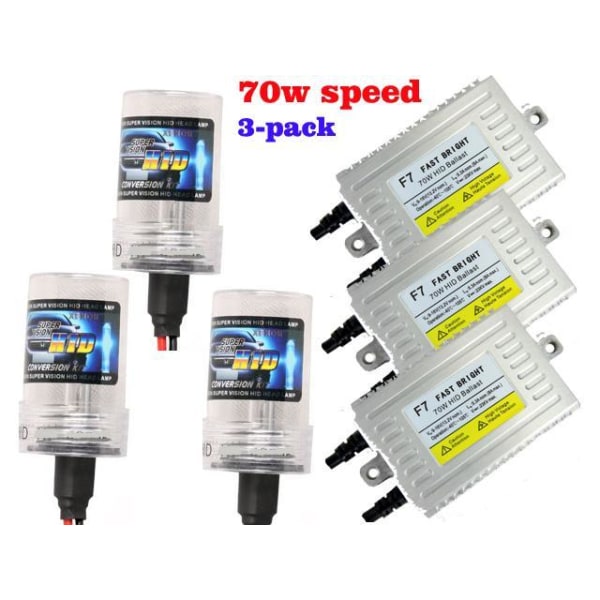 Xenon Speed start 70W D2y D2h 5000K AC digital kit xenonkit 3st