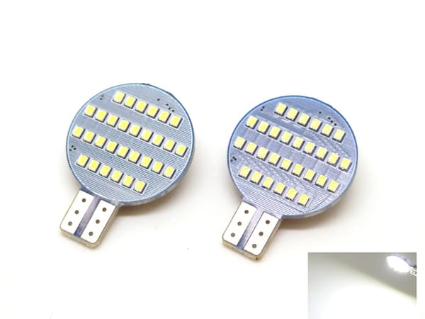 T10 w5w 6000k LED-lampor, Canbus med 30 st 1818SMD chip, 2-pack.