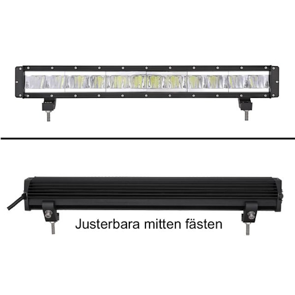 Ledramp 120W projektor Cree spot 6000K led ramp Svart