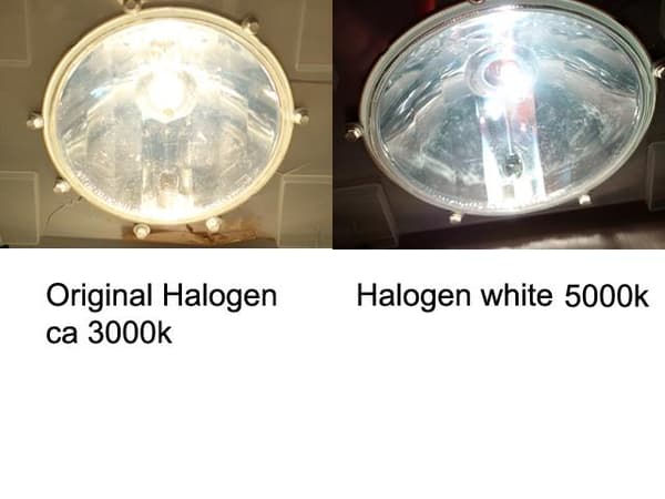 HB4 9006 5000k white halogen 55w lampor Vit