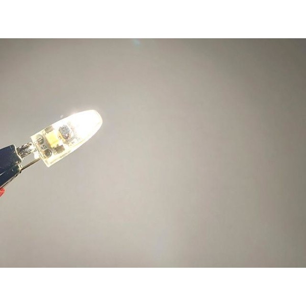 G4 1w dimbar 12v DC + AC Led lampa 4900K vitgul G-4 3-pack Vit