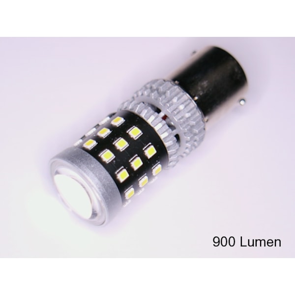Ba15s  p21w 1156 Led 900 lumen backljus 1-pack Vit