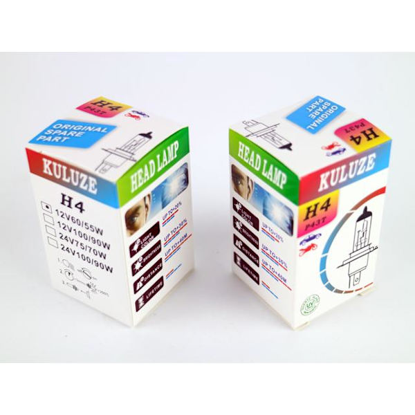 H4 4300k white halogen 55w / 60w  lampor Vit