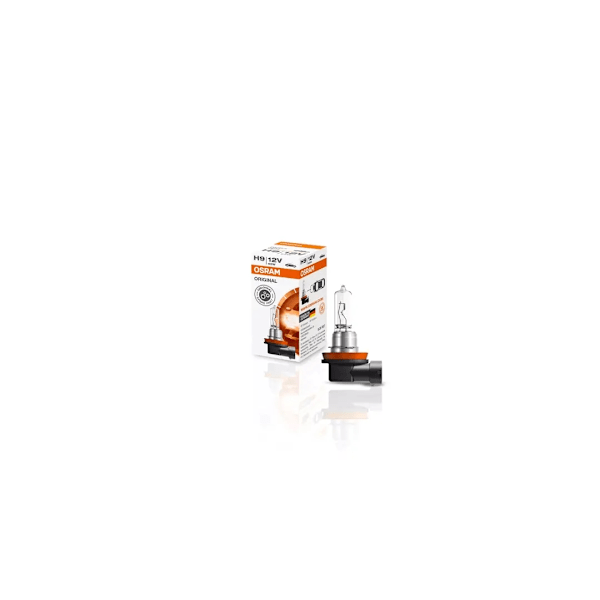 Osram H9 ORIGINAL 65w halogen lampor 12v DC   PGJ19-5  1st Metall utseende