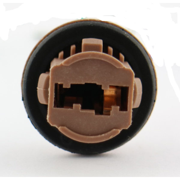 T20 7443 w21/5w xenon led halogen kontakter sockel fattning  2st Svart