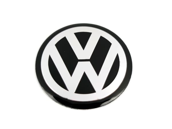 VW emblem till centrumkåpor, hjulnavsskydd, fälg, 4-pack, styling