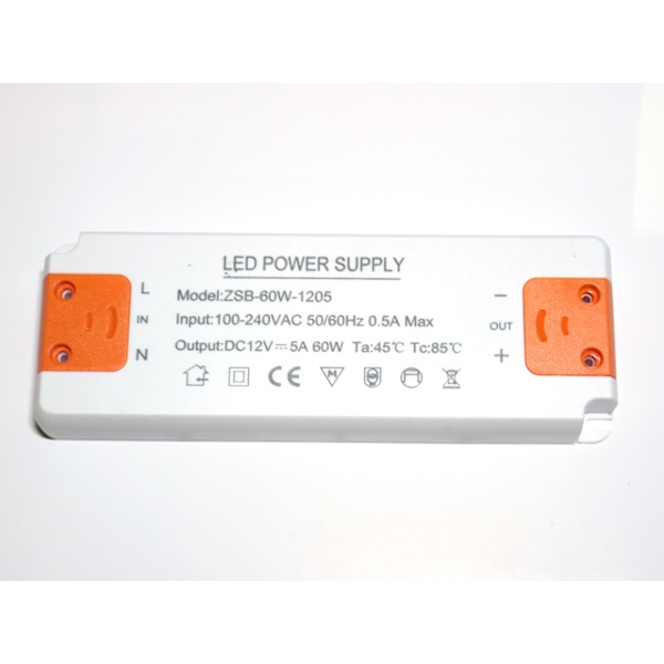 Led Driver 60w Transformator  220v AC ---> 12vDC .