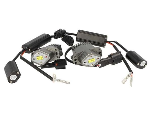 Angeleyes 80 W Cree LED lampor för BMW E90 E91 med Xenon Silvergrå