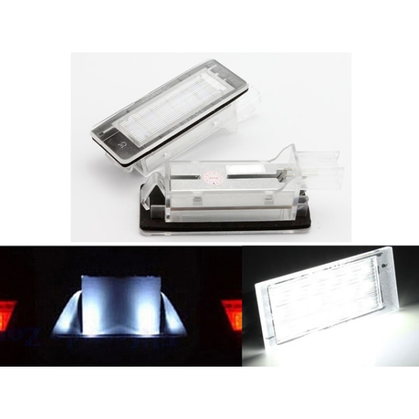 Renault Espace MK4 Scenic MK2 Laguna II  Led skyltbelysning