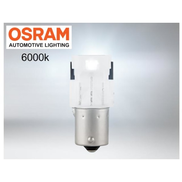 Osram 6000k p21w ba15s 1156 led lampor 12v Vit