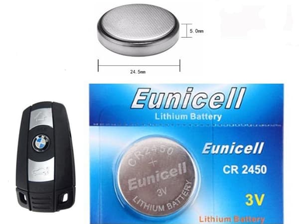 CR2450 5-pack Litiumbatteri 3V Eunicell