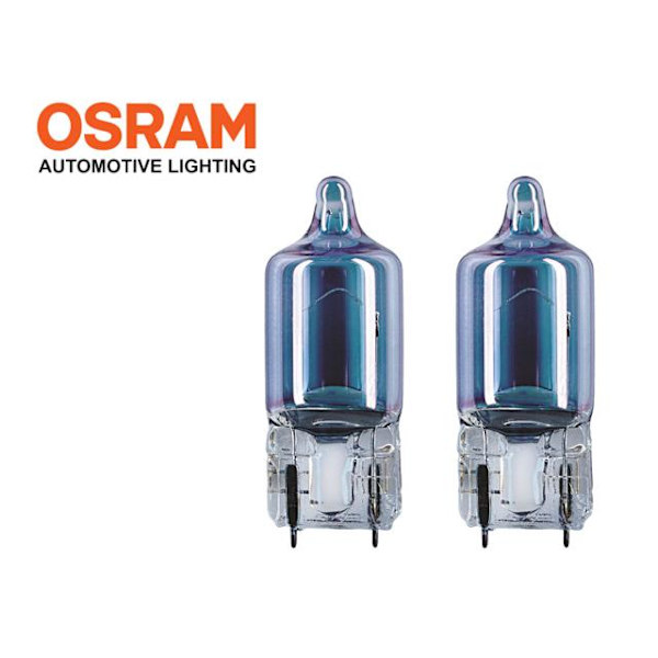 Osram T10 w5w COOL BLUE 4000k halogen lampor 12v DC W2.1x9.5d Blå